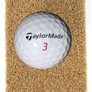TaylorMade White Golf Ball with Red Number
